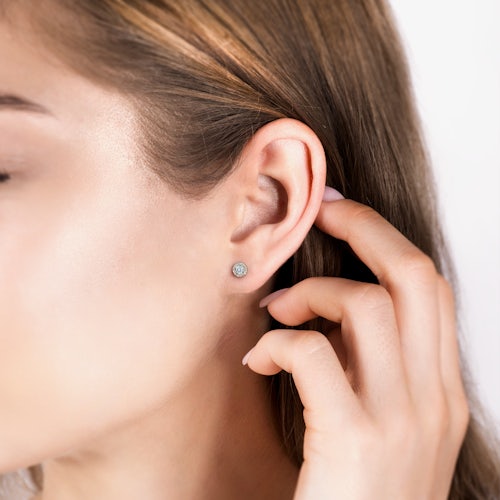 Kolczyki This is Love: złote, diamenty laboratoryjne